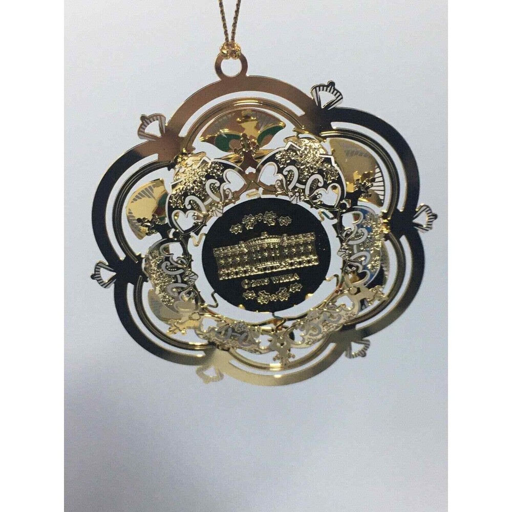 Christmas Ornament White House Historical Association 2005 Brass